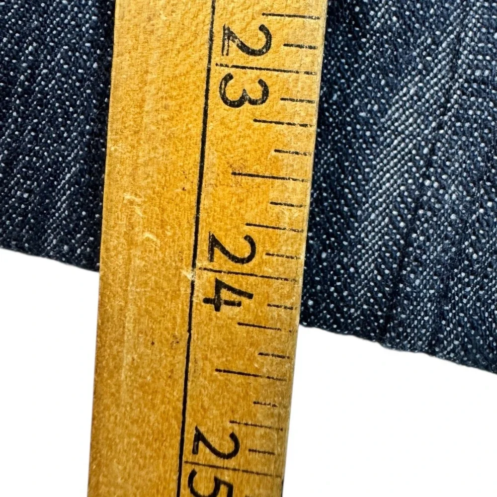 Lane Bryant Women's Denim Blue Button Front 3/4 Sleeve Jacket Size 22 Blazer - Picture 5 of 6